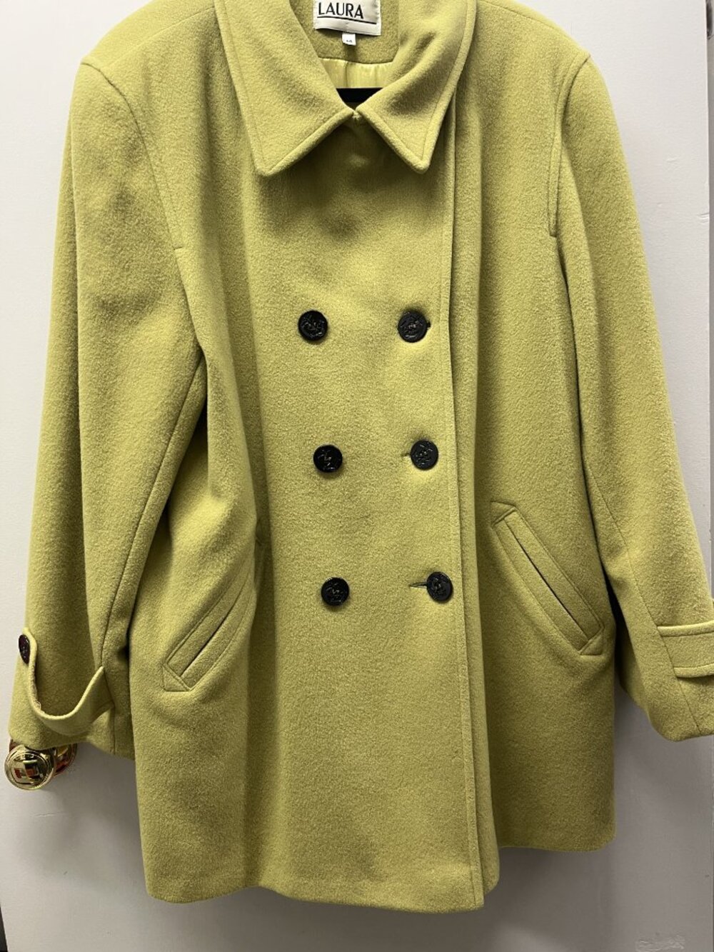 LAURA Green Peacoat